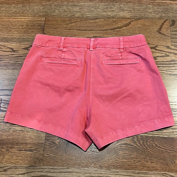 J. Crew chino shorts, size 4, weathered red, 4”,  great condition. - Picture 5 of 5